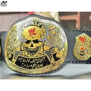 เข็มขัดมวยปล้ำระดับแชมป์เฮฟวี่เวทวัสดุทองเหลืองเข็มขัดต่อสู้ทีมแชมป์ - Product Image 3