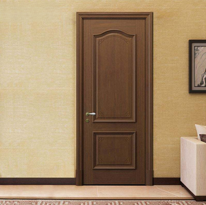 Puerta de Madera MDF Sólida con Revestimiento de Madera, Aislante del Calor y del Sonido, Estilo Clásico y Nostálgico, Personalizada de Fábrica Original para el Hogar - Product Image 5
