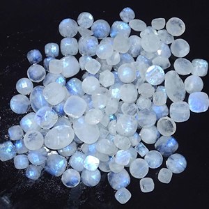 หินมูนสโตนสีรุ้งธรรมชาติอัญมณีควอตซ์ทรงหลวมมีหลายขนาดเลือกได้ตามต้องการคุณภาพสูงสำหรับการทำเครื่องประดับ - Product Image 5