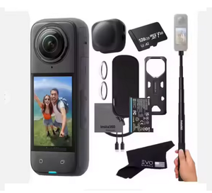กล้อง Insta360 X5 ของแท้จากโรงงาน ป้องกันน้ำได้ลึก 15 เมตร พร้อมเซ็นเซอร์ 11.28 ตัว ถ่ายวิดีโอ 8K 360 HDR ภาพนิ่ง 72MP วิดีโอ 4K60fps เลนส์เดี่ยว กล้องกีฬา Insta 360 X 5 - Product Image 1