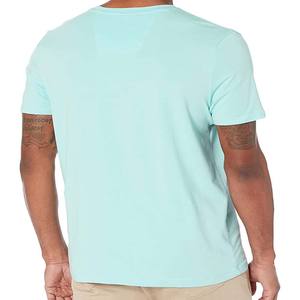 Barato personalizado apretado de secado rápido Fitness correr entrenamiento diseño personalizado su propia ropa Unisex-adulto CVC cuello en V camiseta - Product Image 4