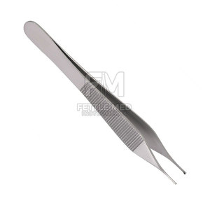 Juego de Pinzas Quirúrgicas Adson de Titanio Profesional con Empuñadura Dentada Manual - Product Image 3