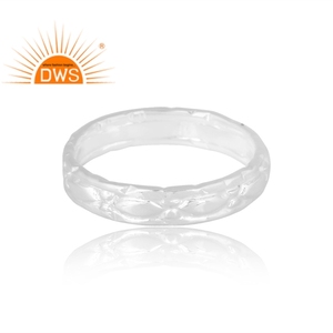 New Pattern Design Sterling Silver New Band <b>Ring</b> Custom Jewelry For Women Gift For Her. - Product Image 4