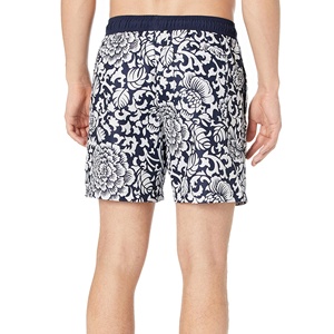 Vente en gros de shorts de bain taille haute à cordon pour hommes XS, vêtements de plage décontractés avec impression personnalisée - Product Image 6