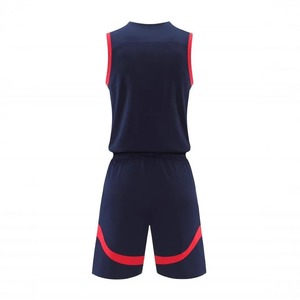 Conjunto Deportivo Transpirable con Bloques de Color y Cuello Redondo para Parejas, Uniforme de Baloncesto de Calidad Duradera - Product Image 2