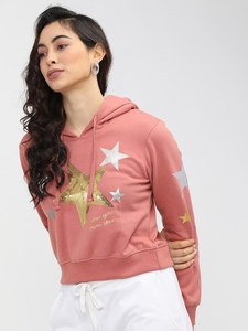 Women Fashion Design Crop Top Sports Pullover Tops Simple Stylish Custom Sweatshirt Hoodies Tops <b>Blouse</b> Puff Sleeves <b>Red</b> Hoodies - Product Image 4