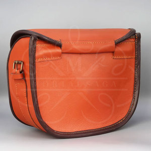 Sac à cartouches en cuir brun foncé fait main, durable, de haute qualité, personnalisé, pour chasseurs, tactique, équipement de tir personnalisé, sécurité - Product Image 5