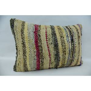 16x24 pulgadas Beige lana Kantha Patchwork almohada Vintage Floral bordado cuadrado estampado a cuadros tejido comodidad para uso en el sofá del hogar - Product Image 2