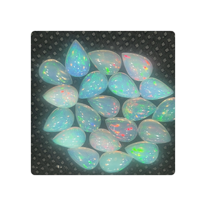 อัญมณีทรงหลังเบี้ยทรงกลม9x9มม. โอปอลเอธิโอเปียนธรรมชาติขายส่งสำหรับขายส่งเครื่องประดับ - Product Image 4