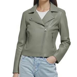 Premium Luxury Women's Genuine <b>Real</b> <b>Leather</b> Zipper <b>Jacket</b> Custom Made Fit High Quality Fashionable Premium Luxury High Quality - Product Image 1