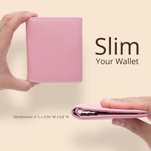 2025 sur mesure décontracté élégant court en cuir portefeuilles nouvelle conception motif rayé OEM fermeture ouverte doublure en Polyester-vente en gros - Product Image 2