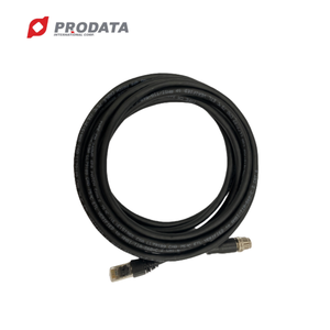 M12 8Pin Cable impermeable RJ45 Cat7 Cable electrónico para aplicación de sistemas de visión - Product Image 1