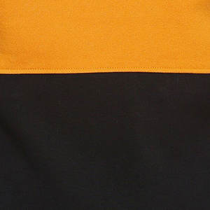 Sudadera con Capucha Bicolor Naranja y Negra para Hombre |   Suéter Deportivo con Bloques de Color |   Suministro de Ropa Urbana Personalizada al por Mayor con Etiqueta Privada - Product Image 5