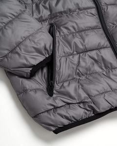 Chaqueta cortavientos acolchada impermeable para hombre 2025, diseño de cuello alto de alta calidad personalizado, Burbuja de buena calidad para invierno OEM - Product Image 6