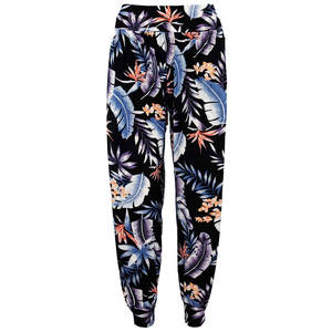 Pantalones de punto delgados de alta calidad para mujer, pantalones largos con parte inferior de cintura alta, ajuste informal, estilo frontal plano - Product Image 1