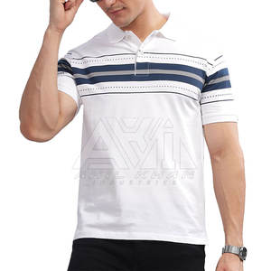 Camisetas de Punto Sólido Transpirables para Hombre, Logotipo Personalizado Impreso, Elegante y de Alta Calidad - Product Image 1