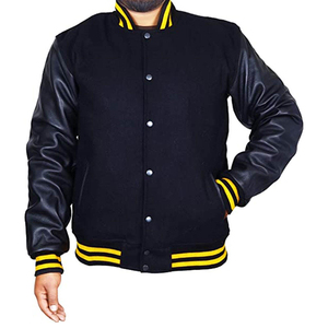 2025 personnalisé hommes de haute qualité toile Varsity Bomber vestes chaud élégant Baseball Letterman CollegeBaseballjacket pour hommes - Product Image 2