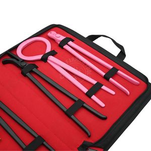 Nouveau kit de soins des sabots de cheval, outils de maréchal-ferrant, couteau à sabots tranchant, pince de maréchal-ferrant, pince à clous, extracteur de clous, testeur de sabots et polissoir de finition - Product Image 6