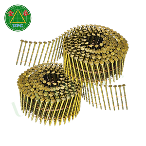 Clavos de bobina de acero para la fabricación de palés Tipos de vástago liso/anillo con estilo de cabeza a cuadros para la construcción de la fábrica de Vietnam - Product Image 1