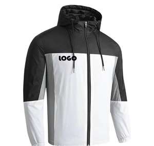 Veste coupe-vent de haute qualité personnalisée brodée Streetwear veste de course unisexe veste rétro - Product Image 5