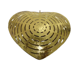 โลหะเหล็กแขวนรูปหัวใจสีทองรูปหัวใจสำหรับตกแต่งผนังงานแฮนด์เมดขายส่งเป็นจำนวนมาก - Product Image 1