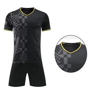 Conjunto de equipo de uniforme de fútbol de poliéster 100% de alta calidad transpirable de secado rápido, camisetas de fútbol juveniles personalizadas, ropa de fútbol - Product Image 5
