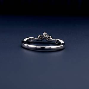 แหวนทอง14K 18K สำหรับผู้หญิงแหวนเพชรสำหรับงานแต่งงานแบบเต็มตัวปรับแต่งได้ - Product Image 5