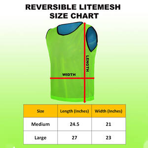 100% Polyester Soccer Jersey Mesh Football Training <b>Bib</b> Vest Cheap Price Custom Logo Design Football Sport Vest Training <b>Bibs</b> - Product Image 3