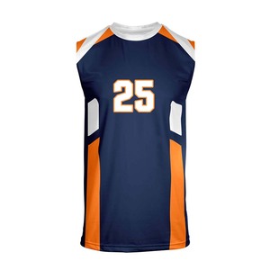 Conjunto de Jersey de voleibol de poliéster 100% hecho a medida, ropa de entrenamiento juvenil Unisex con impresión de logotipo de nombre de equipo, incluye calcetines superiores - Product Image 3