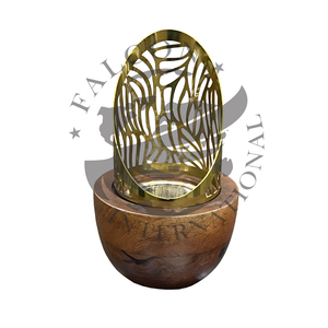 Brûleur en acier inoxydable et bois couleur argent Bakhoor Brûleur Oud Bakhoor avec brûleur d'encens de qualité supérieure - Product Image 2