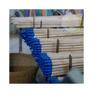 ไม้กวาดไม้ปรับแต่งด้ามจับเรียบ - Product Image 5