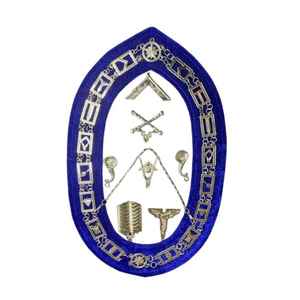 Freemason Regalia Delantal Collar y Guantes Set Premium Masonic Lodge Officer Accesorios Disponibles - Product Image 4