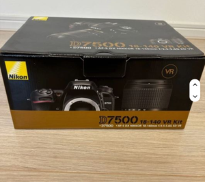 Appareil photo reflex numérique D7500 20,9 MP (noir) neuf avec objectif AF-S DX 18-140 mm f/3,5-5,6G ED VR - Product Image 1