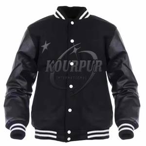 2025 dernière conception hommes grande taille université veste respirant col montant manteau d'hiver de haute qualité prix de gros - Product Image 2