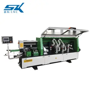 Máquina automática de bordar bordas de madeira para armários de aglomerados, painel de aglomerados com 40 mm de largura