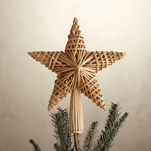 Vente en gros d'étoiles d'arbre en bambou tissé écologique Nouveau design Décoration de la maison de l'usine du Vietnam - Product Image 2