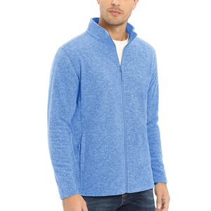 Logo personnalisé fabriqué en usine veste polaire unisexe de haute qualité coupe classique avec manches longues fermeture éclair veste de mode d'hiver décontractée - Product Image 2