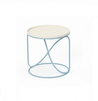 Table basse décorative moderne extensible et transformable, avec plateau relevable, en marbre, structure métallique thermolaquée, faite à la main
