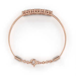 Bracelet en or 18 carats avec diamants de laboratoire - Élégant et éblouissant - Product Image 5