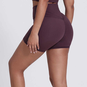 Pantalones cortos de motociclista para gimnasio, pantalones cortos personalizados para mujer, novedad de verano, pantalones cortos de secado rápido, Sexy, elásticos, cintura alta, cadera, venta al por mayor, moda en blanco - Product Image 5