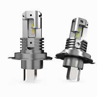 Ampoule de phare de voiture LED H4 6000K Blanc froid 35W 3200lm 12V Lampe de remplacement pour véhicule universel