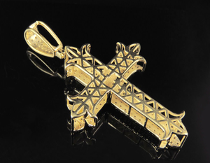 Nouveau pendentif Hip Hop en argent sterling 925 avec pendentif croix en diamant Moissanite VVS Clarity Cadeau parfait pour tout le monde - Product Image 4