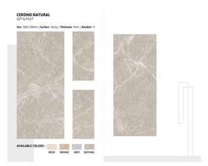 Fournisseur indien Carreaux de sol aspect marbre en porcelaine polie 60x120cm onyx brun - Product Image 2