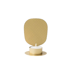 Porte-bougie rond en laiton doré pour la maison, éclairage d'événements du Nouvel An, porte-bougie décoratif, article très vendu - Product Image 3