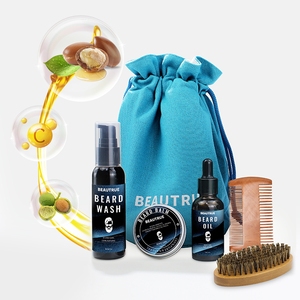 Huile de croissance pour barbe Marque privée Vente en gros Meilleur végan Adoucit renforce les soins pour hommes Huile pour barbe Huile de croissance pour barbe - Product Image 1