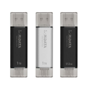 Disque SSD externe portable RIDATA UV903, lecture/écriture jusqu'à 1050 Mo/s et 900 Mo/s, USB 3.2 Gen2 OTG Type C et Type a - Product Image 2