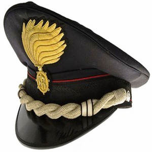 Casquette de visière d'officier de haute qualité, chapeau de visière d'officier - Product Image 1