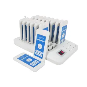 Jiantao Đường Dài Miễn Phí Logo Gọi Điện Thoại Không Dây Hệ Thống Paging Với 16 Miếng Máy Nhắn Tin - Product Image 1