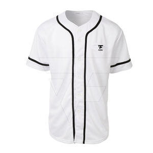 Services OEM Maillot de baseball 100 % polyester respirant, écologique, antibactérien, sans manches, vêtement de sport imprimé par transfert thermique - Product Image 3