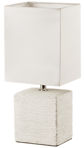 Lampada da tavolo in ceramica beige, modello Ping E14 (Trio Lighting R50131001) - Product Image 1